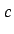 $c$